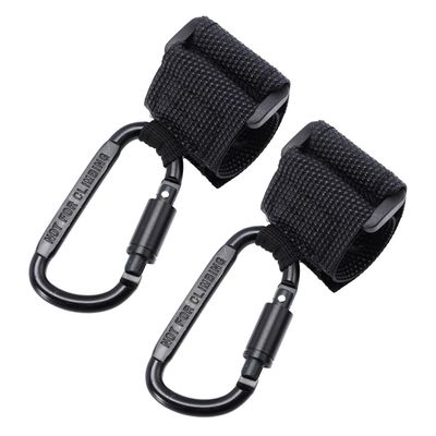 Abaodam 2pcs Stroller Hooks Non-Slip Bag Hanger for Shopping Nursery Motorbike Design for Enhanced Storage Space Convenience
