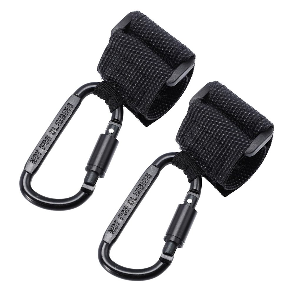 Abaodam 2pcs Stroller Hooks Non-Slip Bag Hanger for Shopping Nursery Motorbike Design for Enhanced Storage Space Convenience