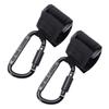 Abaodam 2pcs Stroller Hooks Non-Slip Bag Hanger for Shopping Nursery Motorbike Design for Enhanced Storage Space Convenience view 1
