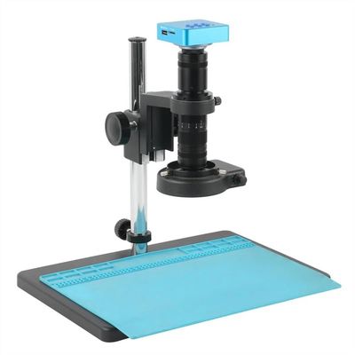 Microscope Accessories Kit 48MP 51MP 4K 2K HDMI USB VGA Video Microscope Camera with 200X 300X 600X 800X Parallel Light Path Monocular Zoom C mount Lens Microscope Slides ( Color : 20MP TF HDMI USB ,