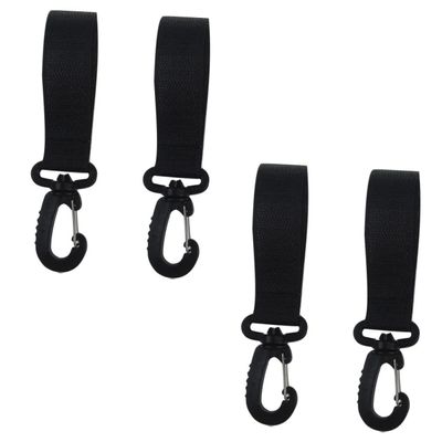 Abaodam 360 Rotating Stroller Hooks Versatile Carrying Hooks for Baby Items Easy Install for Stroller Baby Care Assistant
