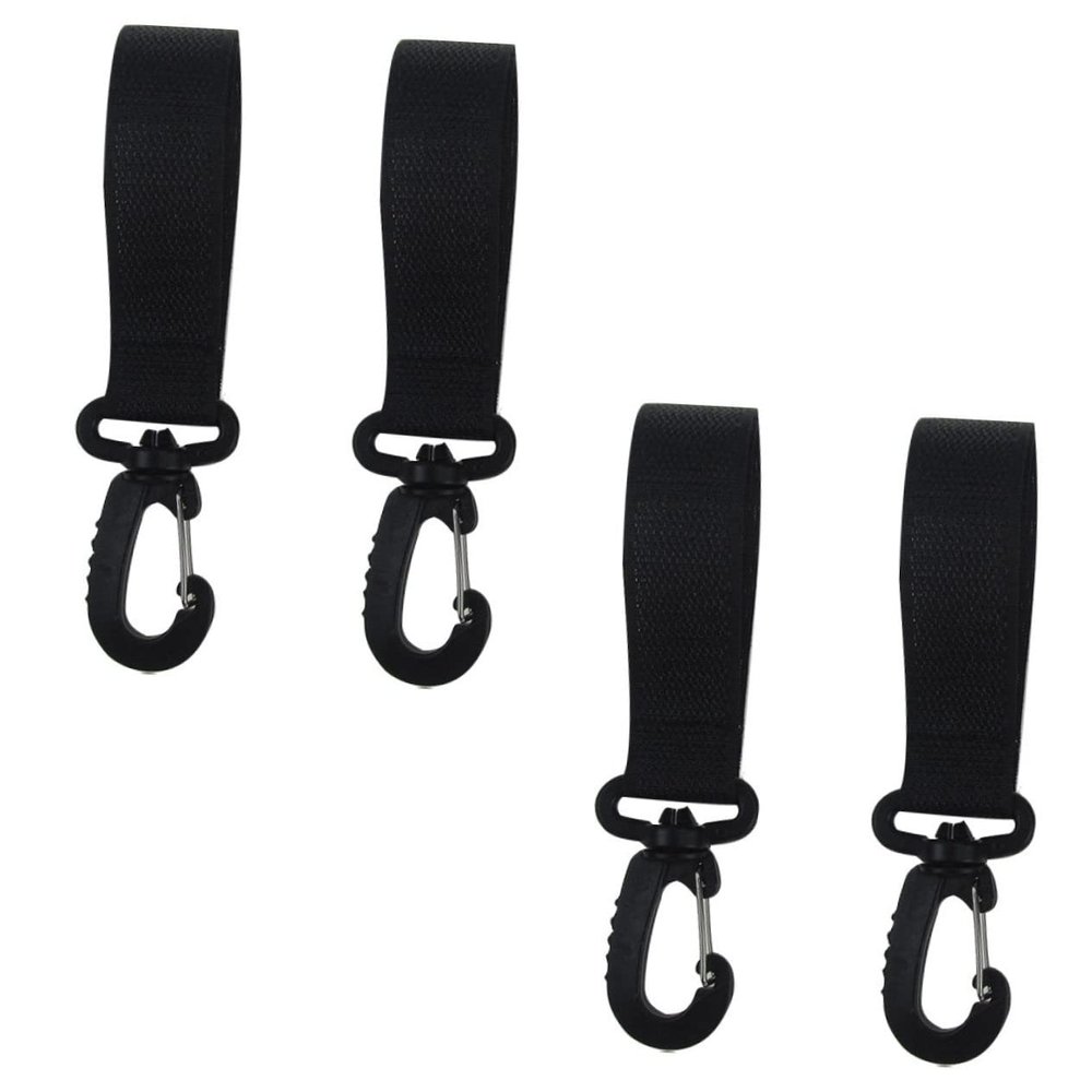 Abaodam 360 Rotating Stroller Hooks Versatile Carrying Hooks for Baby Items Easy Install for Stroller Baby Care Assistant