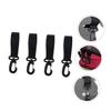 Abaodam 360 Rotating Stroller Hooks Versatile Carrying Hooks for Baby Items Easy Install for Stroller Baby Care Assistant view 2