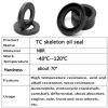 GTPBAO Gasket Rotating 2 Pieces TC Black Nitrile Rubber Oil Seal Gasket, Shaft Oil Seal Inner Diameter 70mm Radial Shaft Seals Seal Resistant (Color : 2pcs, Size : 70-92-16mm) view 3