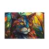 Jigsaw Puzzle 1000 Pieces for Adults Stained Glass Printed Cat Wood Puzzles Educational Brain Toys 21219678 view 1