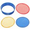 Toddmomy Soil Sieve Set with 3 Plastic Mesh Screens 4.17 Inch Garden Soil Sifter for Rock Screening Sand Sifting Lightweight Easy-Clean Handheld Sifting Pan view 1