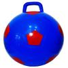 AppleRound Space Hopper Ball with Pump in Soccer Style, 15in / 38cm Diameter for Ages 3-6, Kangaroo Bouncer, Hoppity Hippity Hopball, Sit-on Bouncy Ball with Handle view 1