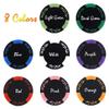 100 Premium Clay Poker Chips, Customized Your Image and Text, 11.5 Gram Casino Chips for Texas Holdem, Blackjack Gambling (Orange) view 3