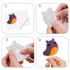 18pcs Glitter Cute Slug Dessert Cupcake Topper Sticky Stretch Slug Theme Baby Shower Girls Boys Happy Birthday Party Decor Supplies Decorations view 4