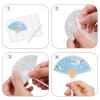 18pcs Glitter Folding Fan Dessert Cupcake Topper Retro Elegance Traditional Wedding Theme Decor Supplies Girls Woman Happy Birthday Party Decorations view 4