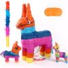 Cinco De Mayo 21" Large Donkey Pinata for Kids Birthday Party Pinatas Fiesta Taco Party Supplies Luau Event Photo Props Mexican Theme Decoration Carnivals Festivals Taco Tuesday Event