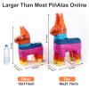 Cinco De Mayo 21" Large Donkey Pinata for Kids Birthday Party Pinatas Fiesta Taco Party Supplies Luau Event Photo Props Mexican Theme Decoration Carnivals Festivals Taco Tuesday Event view 2