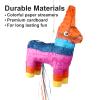 Cinco De Mayo 21" Large Donkey Pinata for Kids Birthday Party Pinatas Fiesta Taco Party Supplies Luau Event Photo Props Mexican Theme Decoration Carnivals Festivals Taco Tuesday Event view 3