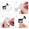 18pcs Glitter Detective Fingerprint Suspect Dessert Cupcake Topper Mystery Crime Clue Evidence Theme Men Women Girls Boys Happy Birthday Party Decor Supplies Decorations view 4