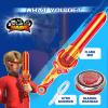 INFINITY NADO Battling Toys, Battle Set for 8-12 with Spinning Top & Sword Launcher, Metal Brust Gyro for Boys and Girls Age 5+, Blazing War Bear, Flame Red view 2