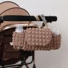 YZNLOQ Universal Stroller Organizer with Double Cup Holder Large Capacity Baby Stroller Hanging Bubble Bag Mommy Bag Hanging Bag Fits for Stroller Accssories and Most Strollers (Dark khaki) view 1