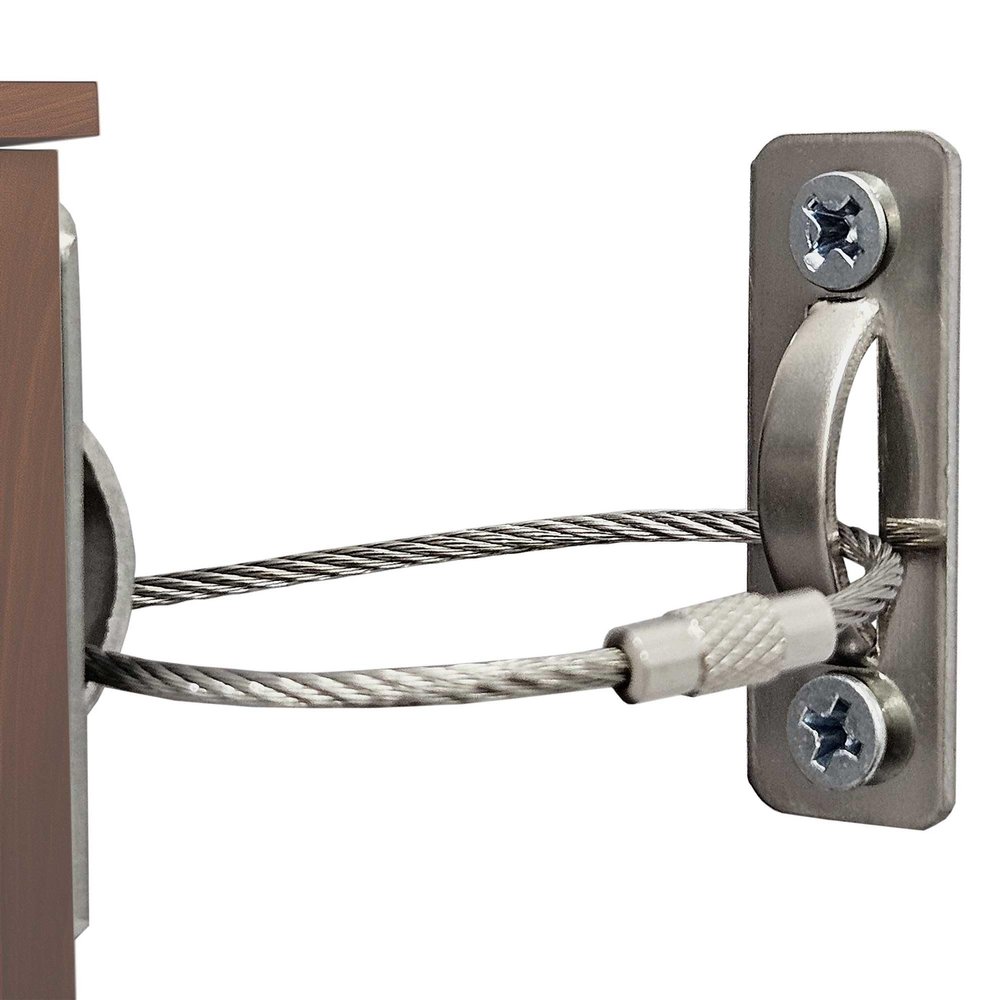 6 Sets Anti Tip Furniture Anchors for Baby Proofing, Earthquake Straps, Furniture Secure to Wall Anchors, Childproof and Home Safety, 10in