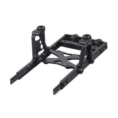 Accessories Extended Rails Shock Towers Metal Chassis Frame Kit Upgrade for 1/10 RC Crawler - SCX10 6x6 Compatible with Axial SCX10 90027 Modified Part