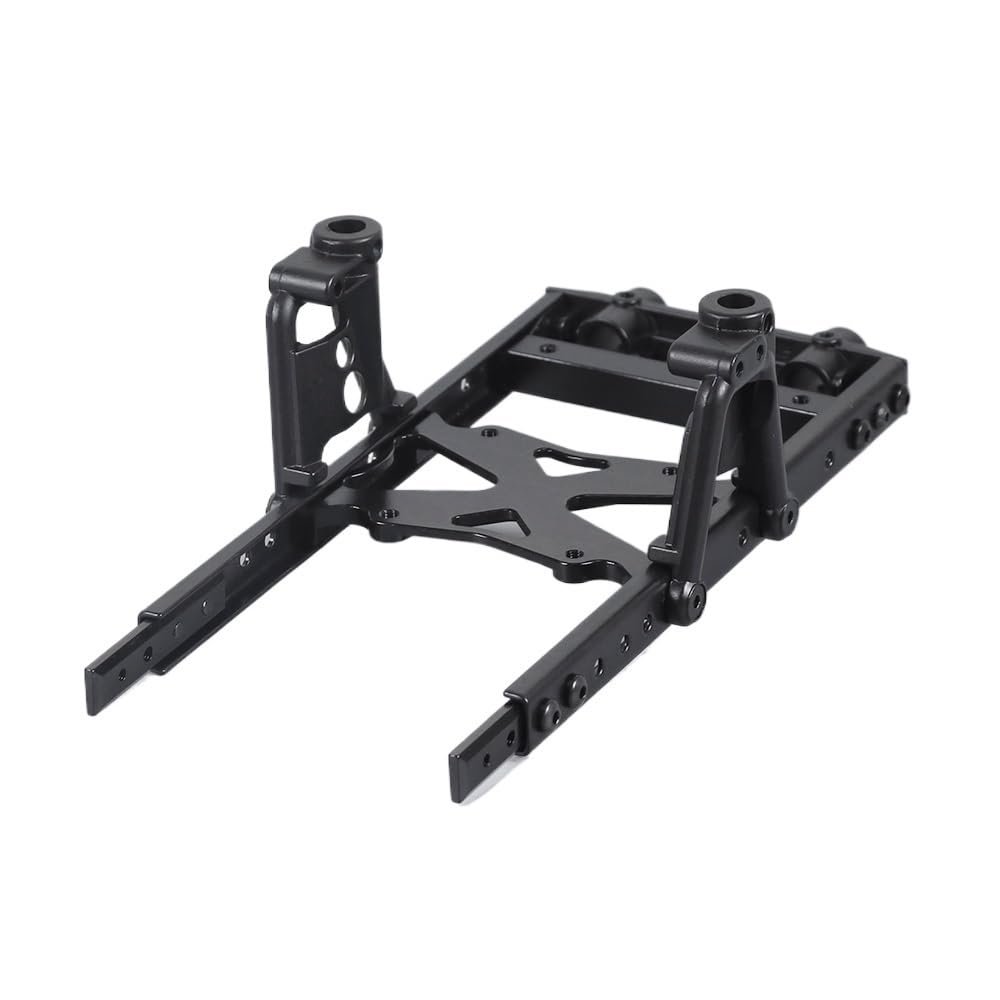 Accessories Extended Rails Shock Towers Metal Chassis Frame Kit Upgrade for 1/10 RC Crawler - SCX10 6x6 Compatible with Axial SCX10 90027 Modified Part