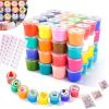 50 Packs Valentines Day Butter Slime, Scented Slime Party Favors, Soft & Non-Sticky, Stress Relief Fidget Toys and Gift for Kids Valentine's Day Classroom Exchange Prizes view 1