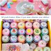 50 Packs Valentines Day Butter Slime, Scented Slime Party Favors, Soft & Non-Sticky, Stress Relief Fidget Toys and Gift for Kids Valentine's Day Classroom Exchange Prizes view 4