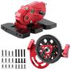 GLOBACT 30% OD Transmissions Set Forward Motor Mount Set with Delrin Spur Gear for Axial SCX10 Capra 1/10 RC Crawler LCG Chassis Upgrades (Red) view 1