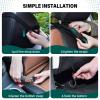 FLildon Car Seat Protector with Organizer - Highland Cow Back Seat Protector Kick Mats, Waterproof Back Seat Protector with Mesh Pockets & Tablet Holder view 3