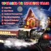 Hot Bee Train Set for Boys,Remote Control Christmas Train Sets w/Steam Locomotive,Light Passenger Cars & Tracks,Trains Toys w/Smoke,Whistle & Lights,Christmas Toys Gifts for 3 4 5 6 7 8+ Year Old Kids view 3