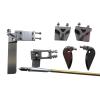 RC Boat Parts 4mm Flexible Shaft + Shaft Bracket + 95mm Water Absorbing Rudder + Pressure Water Plate + Water Jet Brushless Electric Boat Accessories view 2