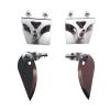 RC Boat Parts 4mm Flexible Shaft + Shaft Bracket + 95mm Water Absorbing Rudder + Pressure Water Plate + Water Jet Brushless Electric Boat Accessories view 3