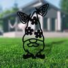 Metal Yard Sign, Metal Lawn Gnome, Yard Sign, Yard Gnome, Garden Decor, Yard Sign with Stakes, Lawn Mounted Plaque, Lawn Sign, Metal Art view 2