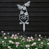 Metal Yard Sign, Metal Lawn Gnome, Yard Sign, Yard Gnome, Garden Decor, Yard Sign with Stakes, Lawn Mounted Plaque, Lawn Sign, Metal Art view 3