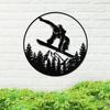 Metal Snowboard Sign, Custom Snowboarding Sign, Metal Snow Sports Sign, Snow Sports Sign, Outdoor Sign, Snow Sports Sign, Home Dcor view 4
