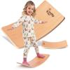 NUTTY TOYS Montessori Wooden Wobble Board for Kids & Adults -100% Natural Wood Balance Board, Waldorf Toddler Balancing Toy, Unique Boy Girl Open Ended Toy Best Valentines Day & Easter Gifts Idea 2026 view 1