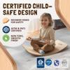 NUTTY TOYS Montessori Wooden Wobble Board for Kids & Adults -100% Natural Wood Balance Board, Waldorf Toddler Balancing Toy, Unique Boy Girl Open Ended Toy Best Valentines Day & Easter Gifts Idea 2026 view 2