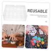 BUTIFULSIC Chip Organizer Case Acrylic Chip Rack Storage Box Smooth Surface Flat Base view 2