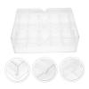 BUTIFULSIC Chip Organizer Case Acrylic Chip Rack Storage Box Smooth Surface Flat Base view 4