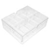 HOODANCOS Poker Chips Organizer Case Acrylic Storage Box Cover for Chips for Collectors and Tournaments Dustproof Design for Easy Organization view 1