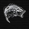 Metal Fishing Sign, Fishing Sign, Metal Fish Sign, Metal Fish Decor, Metal Wall Art, Home Decor, Backyard Sign, Outdoor Dcor view 2