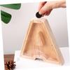 Abaodam Decorative Wooden Letter Piggy Bank Creative Alphabet Storage Box for Boys and Girls Unique Fashionable Money Box for Birthdays and Festivals view 3