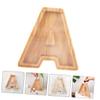 Abaodam Decorative Wooden Letter Piggy Bank Creative Alphabet Storage Box for Boys and Girls Unique Fashionable Money Box for Birthdays and Festivals view 4