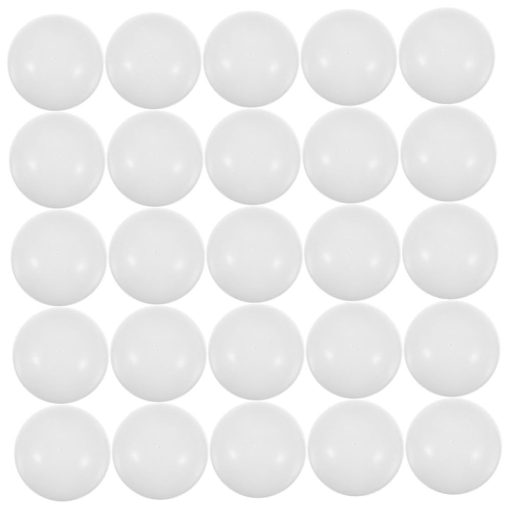 FAVOMOTO 40pcs Openable Raffle Balls Refillable Lottery Balls for Party Games White Activity Props for Events and Surprises