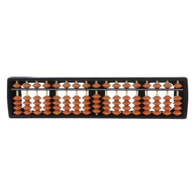 2pcs 17 Digit Rods Standard Abacus Soroban Chinese Japanese Calculator Counting Tool Mathematics Beginners Replacement Abacus for Kids