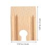 Abaodam Compatible 10pcs Wooden Train Tracks Train Track Accessory Simulation Track for Model Railway view 2