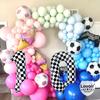 Black White Checkered Number 20 Balloons, 40 Inch Giant Number Balloons Foil Mylar Helium Checkered Number 20 Balloons for 20th Birthday Party Supplies Anniversary Event Celebration Decorations view 3