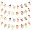 Affrolling 4 Pcs Fairy Party Banner, Fairy First Birthday Party Decorations, Flower Hanging Banners Cutout for Fairies Tale Floral Garden Tea Wonderland Baby Shower Supplies view 1