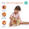 Mentari Toys - Toddler Activity Cube - Wooden 6-in-1 Montessori Learning Cube - Boost Fine Motor Skills - Age 2 Months+ view 4