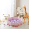 GOGOSO Ball Pit Balls Stars Moon Shapes Plastic Pitballs for Toddler Play Tent Baby Photo Props Kids Pool Water Toys Kiddie Pool Party Decor, Pearl Pink+Pearl Purple+Pearl Light Blue,100PCS view 2