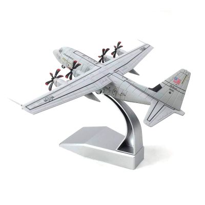 GerRit 5.9 1/200 Scale US C-130 Transport Model Airplane Aircraft Model Jet Collectibles Diecast Plane Model for Collection Gift Ornament
