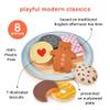 Mentari Toys - Teatime Biscuit Plate - 8pc Wooden Biscuit Set with Plate - Pretend Play Kitchen Accessories - Encourage Role Play and Develop Social Skills - Gift for Toddlers - Age 3+ view 3